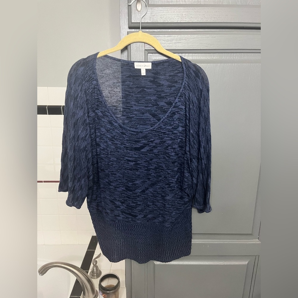 Fashion bug off the shoulder light sweater